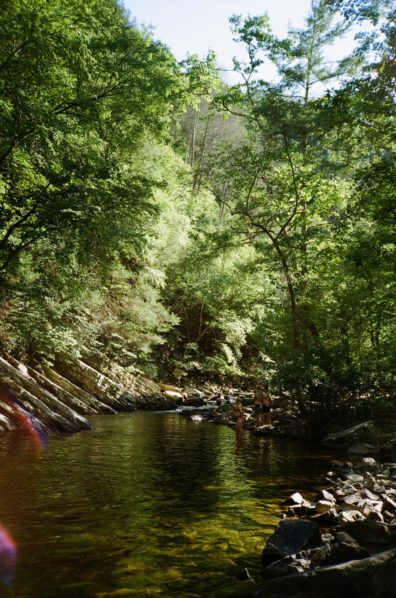 A small river in the Appalachian mountains