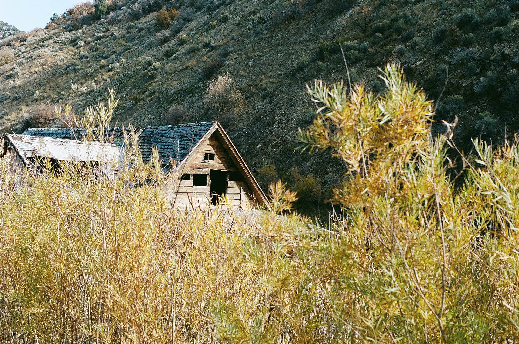 Flooded abandoned house