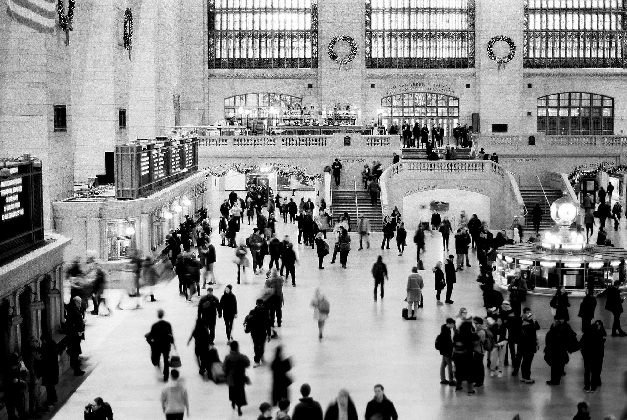 The interior of Grand Central Station