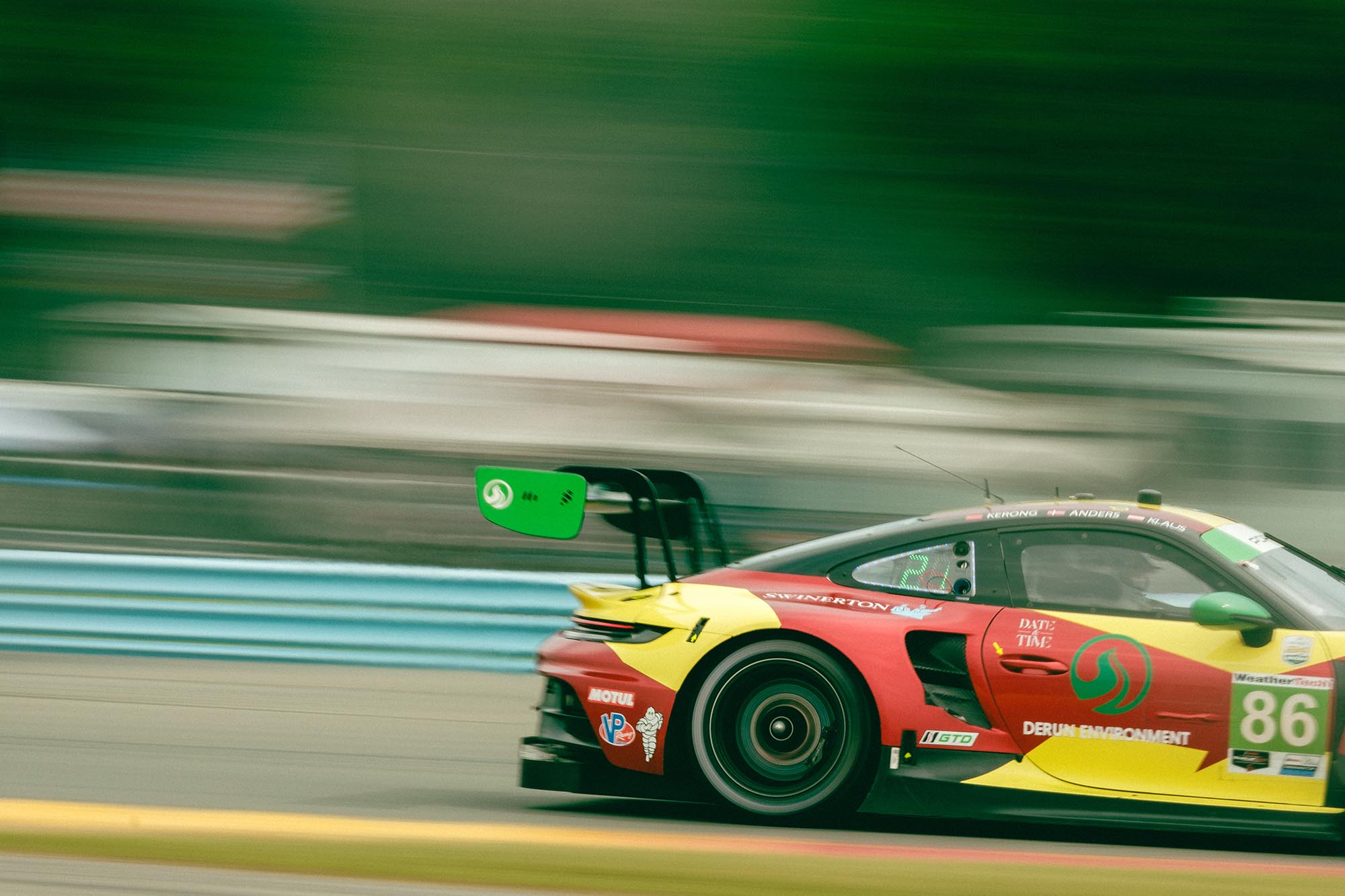 A Porsche 911 on track