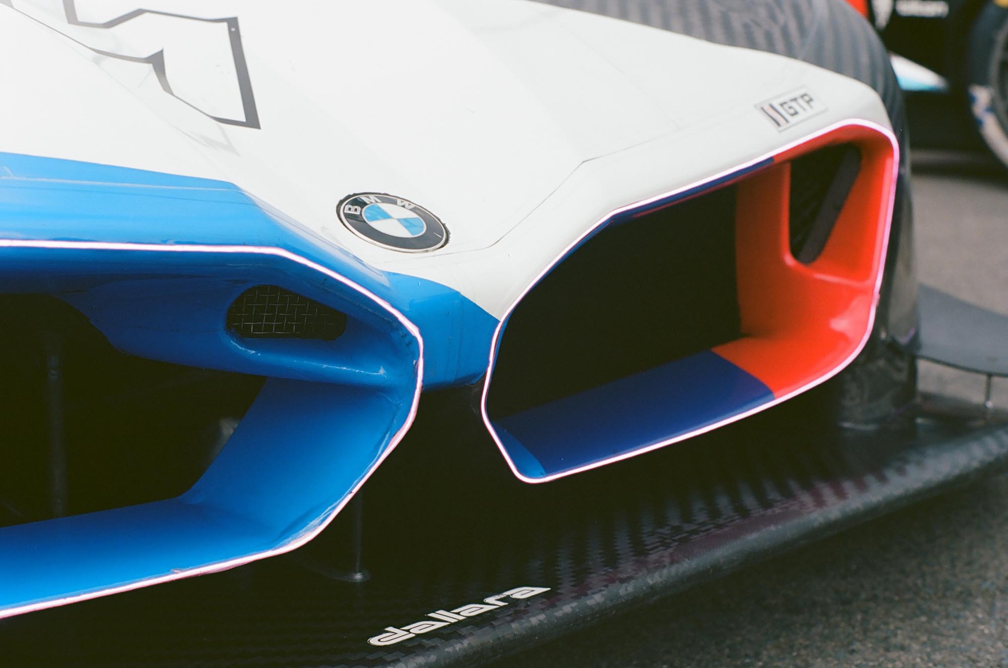 Front end details on a BMW M Hybrid V8